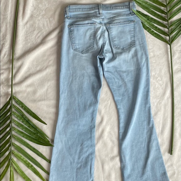 Current/Elliot low waist light wash denim jeans with flare - Picture 3 of 3